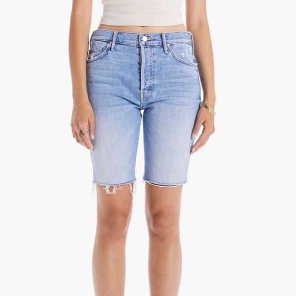 NWT MOTHER THE TRICKSTER SHORT FRAY - Picture 1 of 9